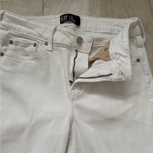 GAP Women's Straight Leg White Jeans 6/28 R - Picture 5 of 7